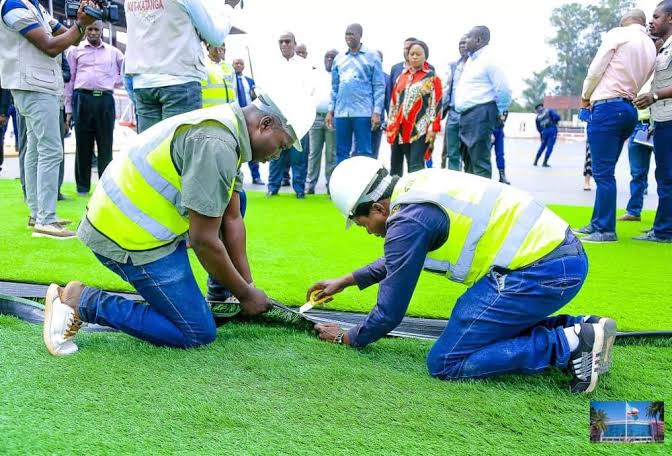 Stade Kibassa Maliba : La dernière inspection de la CAF est prévue le 4 février pour homologation